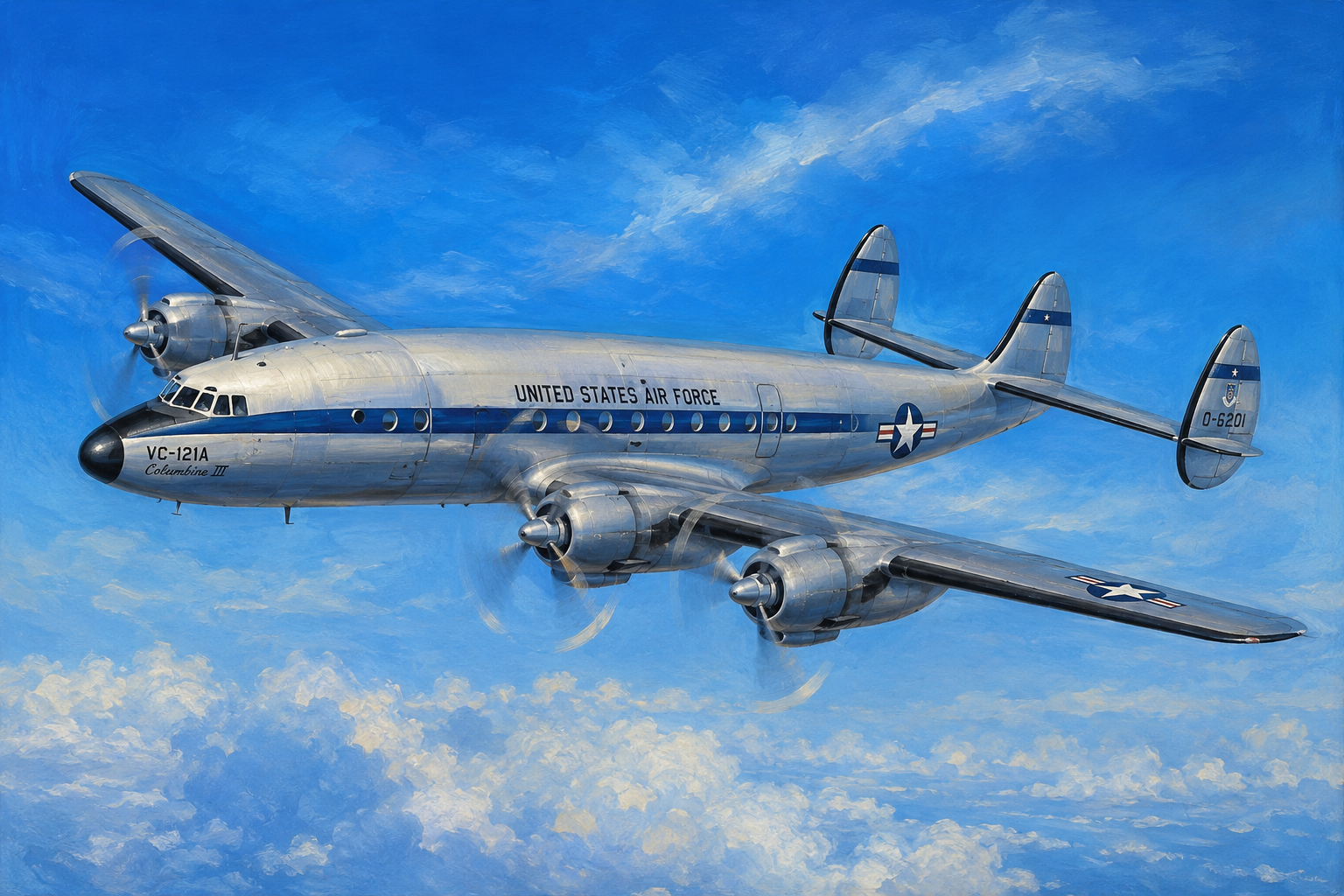 Eisenhower's Columbine III - a Lockheed VC-121A Constellation